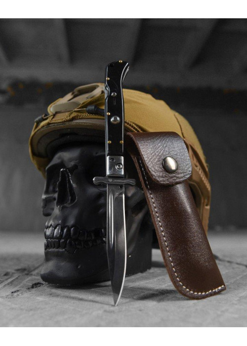 Ніж викидний SRT black НП4985