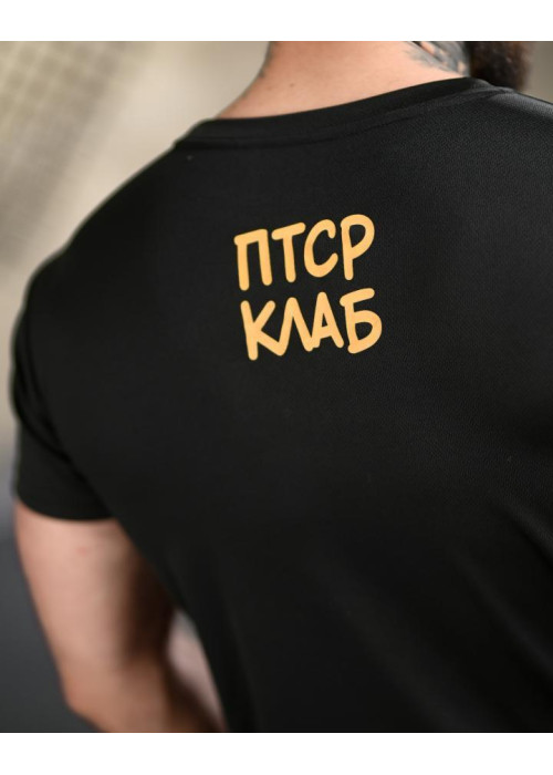 Тактична футболка BORN OF WAR ПТСР клаб black