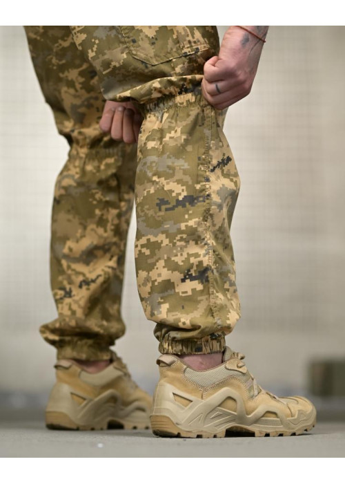Літні тактичні штани джогери revans піксель