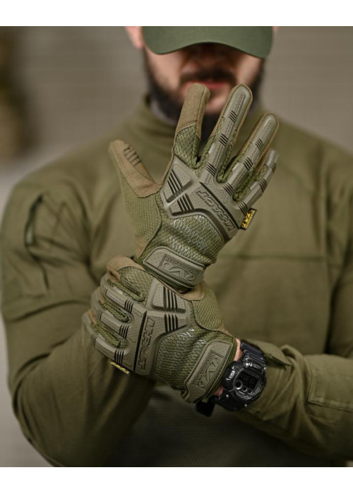 Рукавички тактичні Mechanix M-Pact oliva
