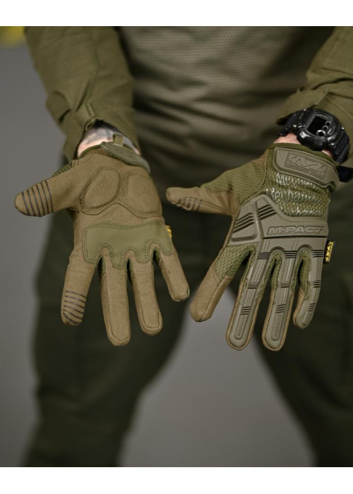 Рукавички тактичні Mechanix M-Pact oliva
