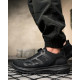 Tactical sneakers with auto-lacing, black