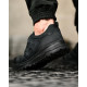 Tactical sneakers with auto-lacing, black