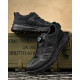 Tactical sneakers with auto-lacing, black