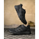 Tactical sneakers with auto-lacing, black