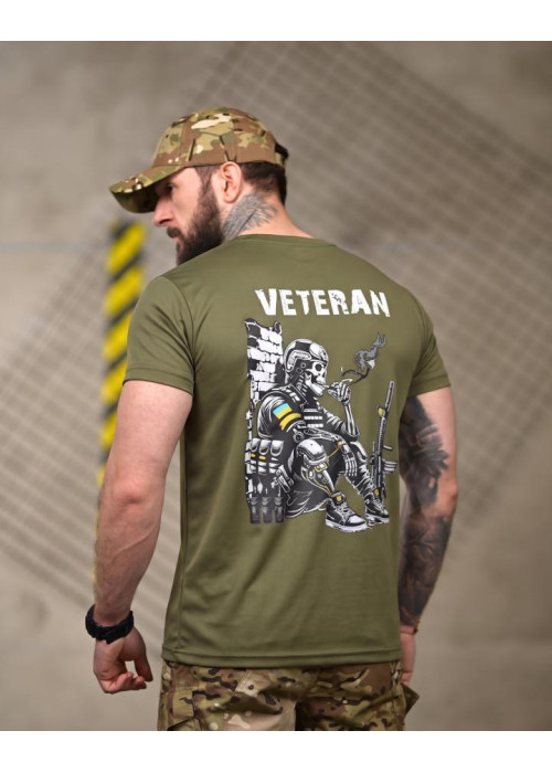 Тактична футболка SELION Veteran oliva