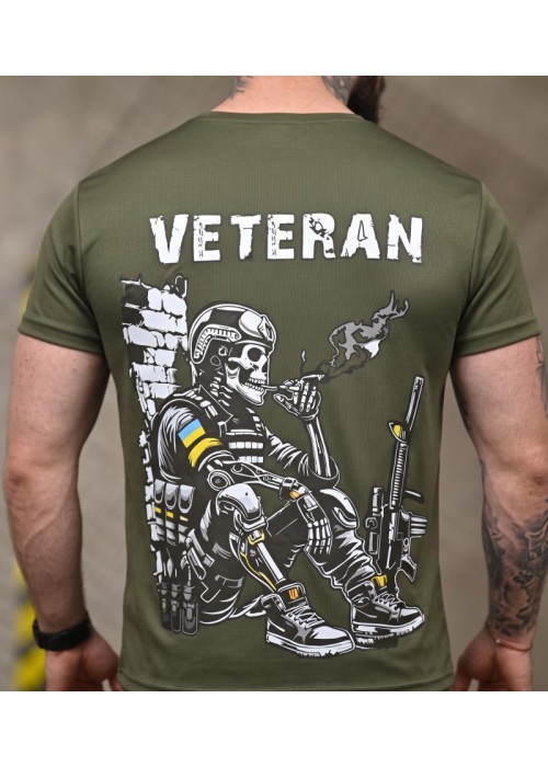 Тактична футболка SELION Veteran oliva