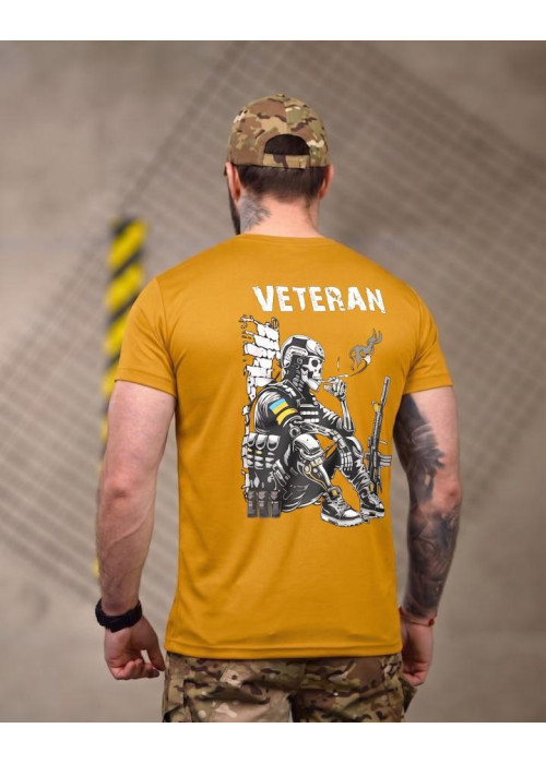 Тактична футболка SELION Veteran cayot