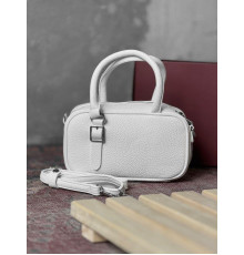 Жиноча сумка шкиряна Women's bag white 