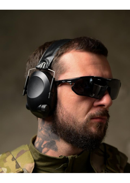 Активні тактичні навушники Tactical 6S black