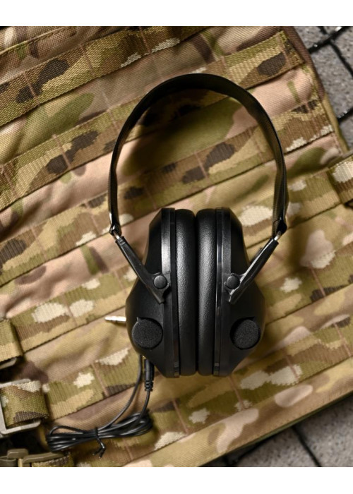 Активні тактичні навушники Tactical 6S black