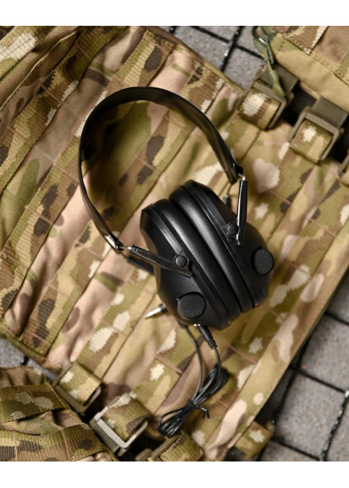 Активні тактичні навушники Tactical 6S black