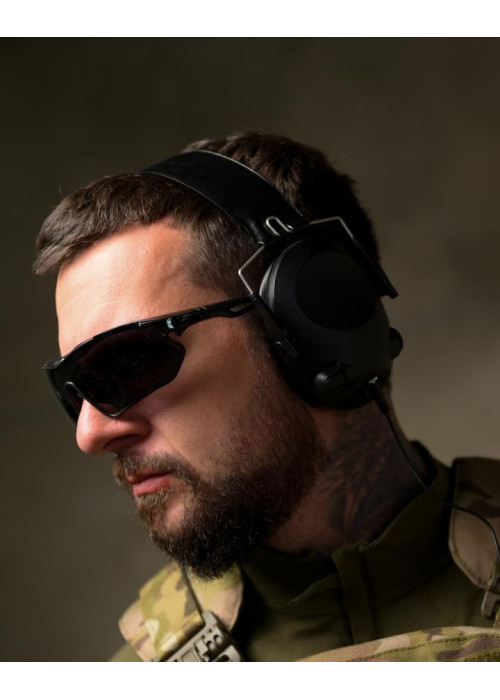 Активні тактичні навушники Tactical 6S black