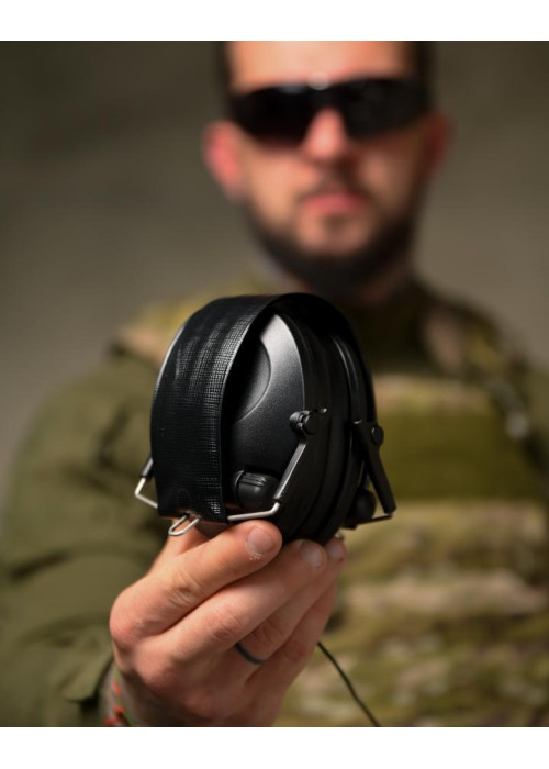 Активні тактичні навушники Tactical 6S black
