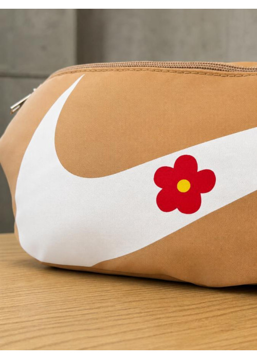 Поясна сумка-бананка кросс-боді brown РГ6167