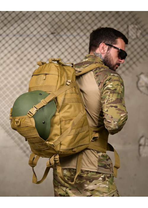 РЮКЗАК З ТРИМАЧЕМ ДЛЯ ШЛЕМУ BADGER OUTDOOR GUNNY 45Л