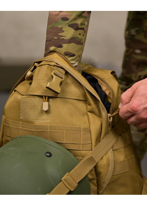 РЮКЗАК З ТРИМАЧЕМ ДЛЯ ШЛЕМУ BADGER OUTDOOR GUNNY 45Л