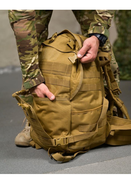 РЮКЗАК З ТРИМАЧЕМ ДЛЯ ШЛЕМУ BADGER OUTDOOR GUNNY 45Л