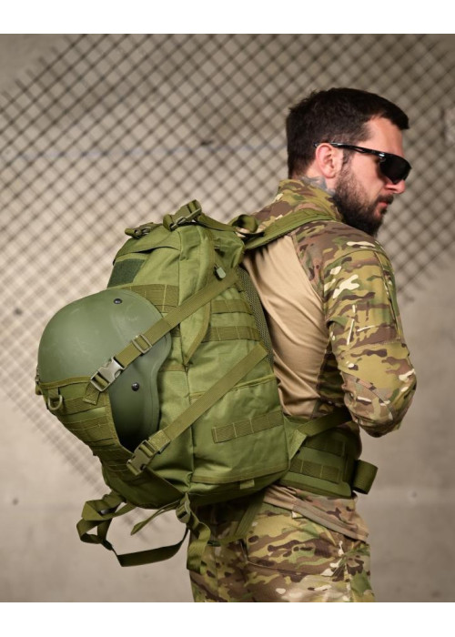 РЮКЗАК З ТРИМАЧЕМ ДЛЯ ШЛЕМУ BADGER OUTDOOR GUNNY 45Л