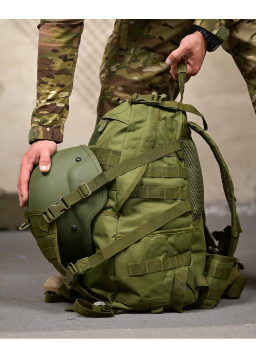 РЮКЗАК З ТРИМАЧЕМ ДЛЯ ШЛЕМУ BADGER OUTDOOR GUNNY 45Л