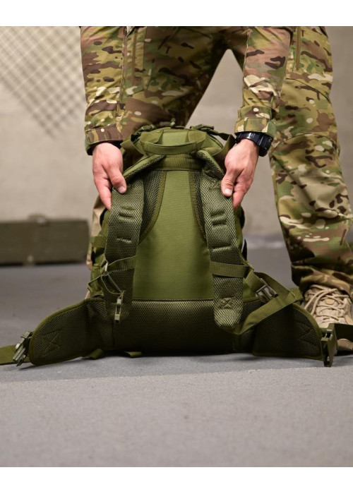 РЮКЗАК З ТРИМАЧЕМ ДЛЯ ШЛЕМУ BADGER OUTDOOR GUNNY 45Л