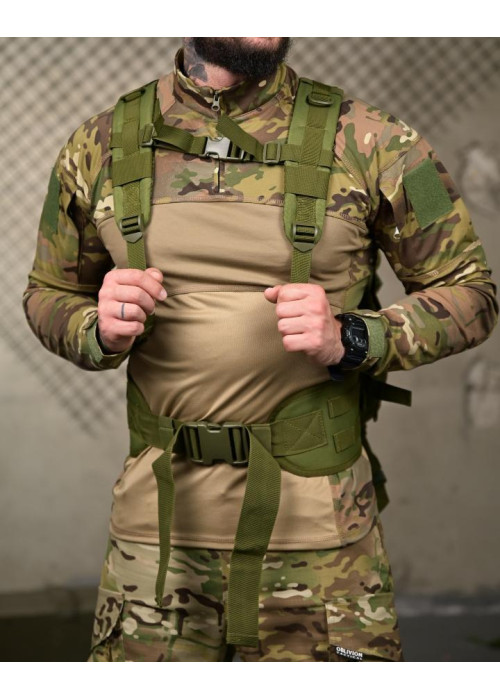 РЮКЗАК З ТРИМАЧЕМ ДЛЯ ШЛЕМУ BADGER OUTDOOR GUNNY 45Л