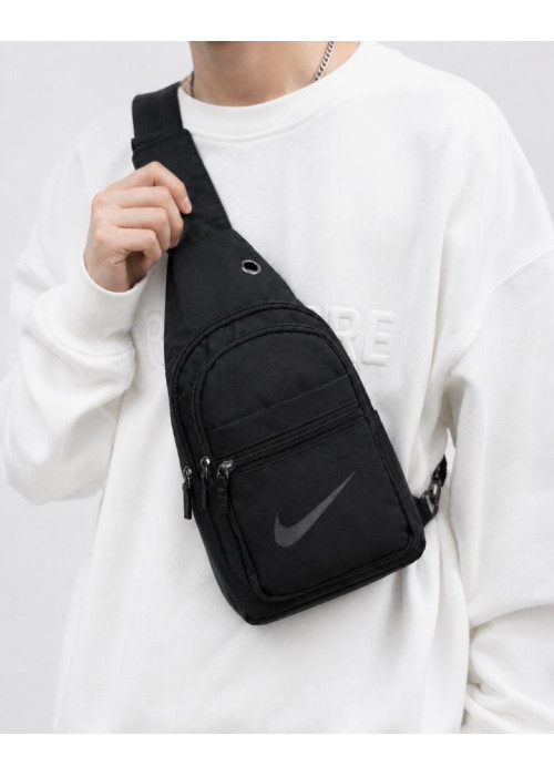 Сумка через плече слинг N black РГ6166