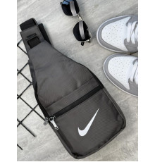 Сумка через плече слинг N grey РГ6172