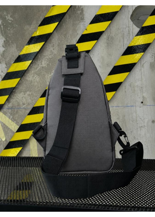 Сумка через плече слинг N grey РГ6172