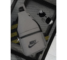Сумка через плече слинг NK grey РГ6173