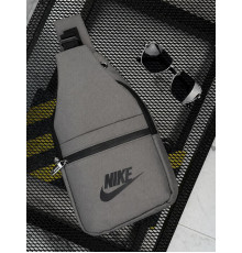 Сумка через плече слинг NK grey РГ6173