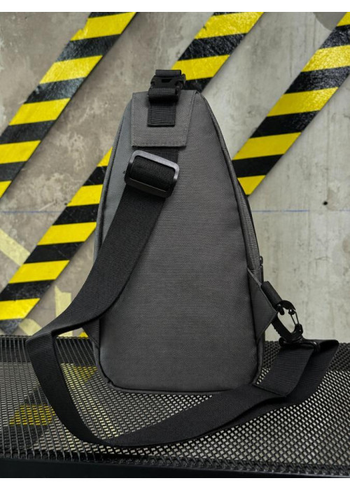 Сумка через плече слинг NK grey РГ6173