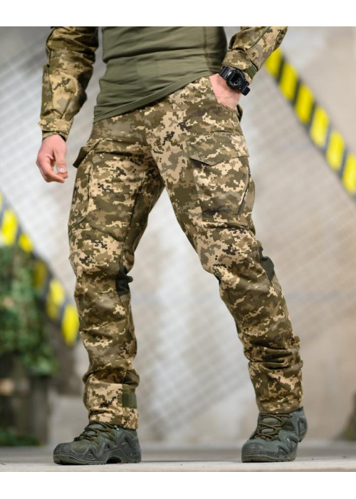 Тактичні штани TRENEDAT піксель
