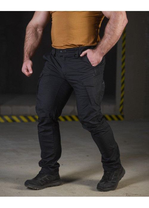 Тактичні штани HUNTER black ВТ4998