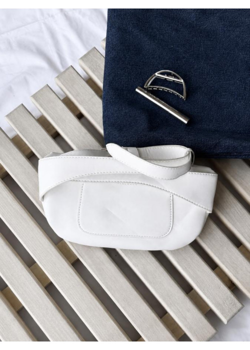 Жіноча бананка Miu miu white ВТ4675
