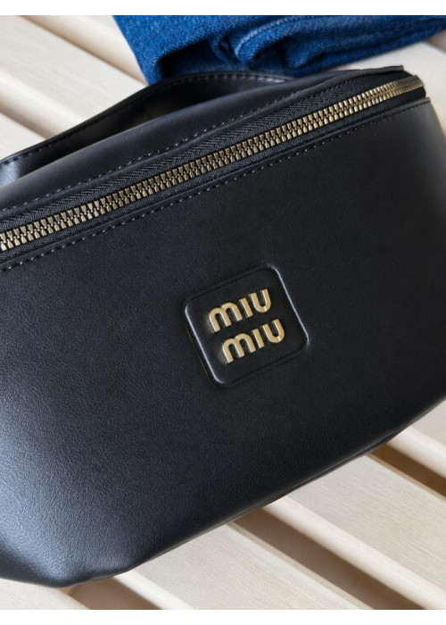 Жіноча бананка Miu miu black ВТ4676