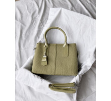 Жиноча сумка кожана Women's bag green