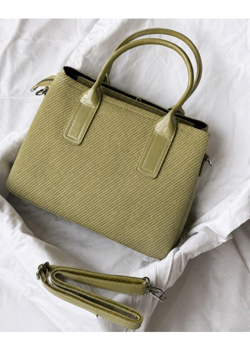 Жиноча сумка кожана Women's bag green