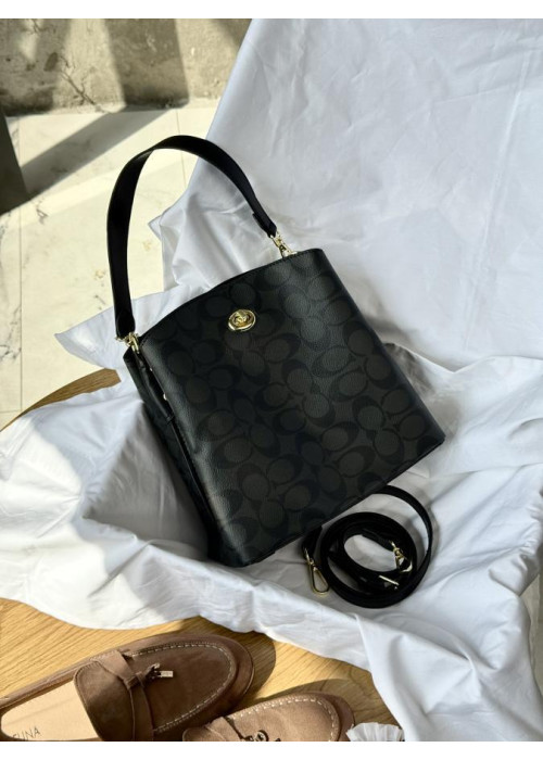 Жиноча сумка Women's bag Coach black VT4736