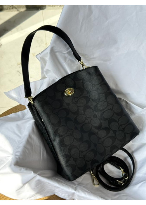 Жиноча сумка Women's bag Coach black VT4736
