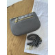 Жиноча сумка шкиряна Women's clutch H grey