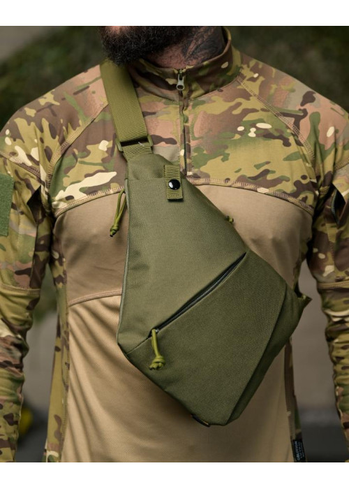Тактична сумка-слинг Olive Silver knight oliva 