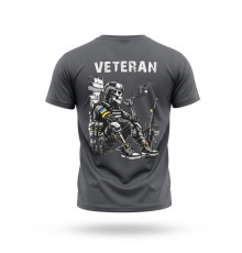 Тактична футболка SELION Veteran серая ДЛ7221