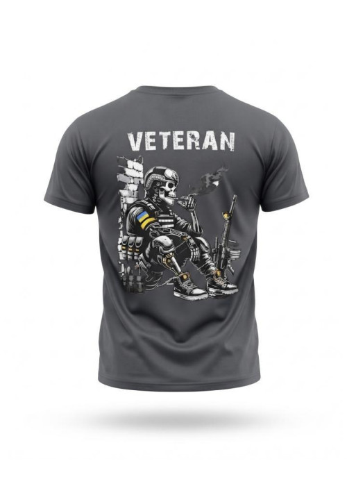 Тактична футболка SELION Veteran серая