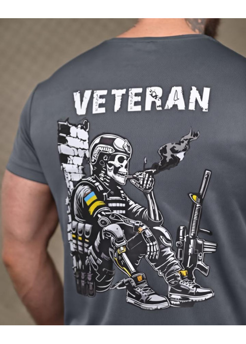 Тактична футболка SELION Veteran серая