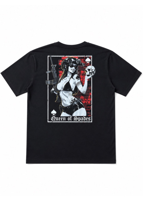 Тактична футболка Queen of Spades чорна