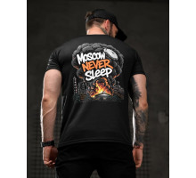 Тактична футболка SELION Never sleep black 