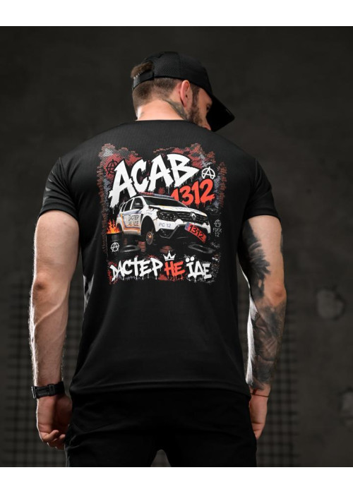 Тактична футболка SELION ACAB black 