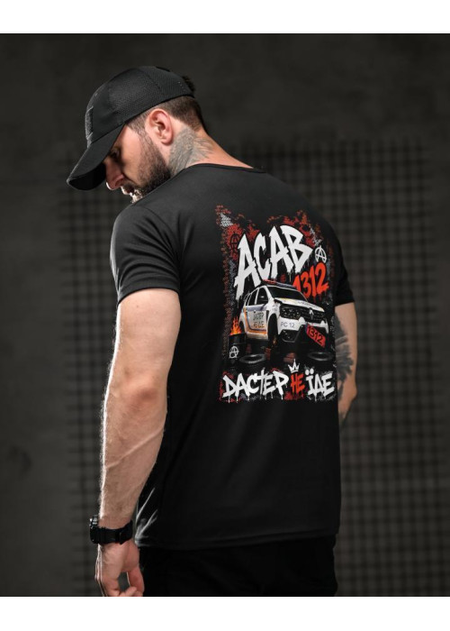 Тактична футболка SELION ACAB black 