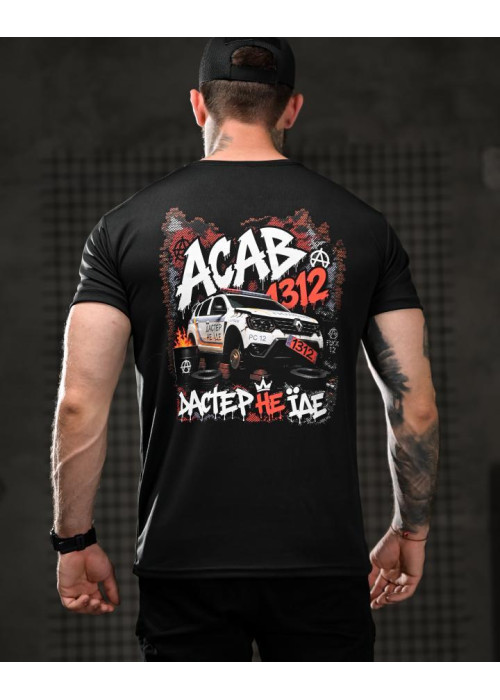 Тактична футболка SELION ACAB black 